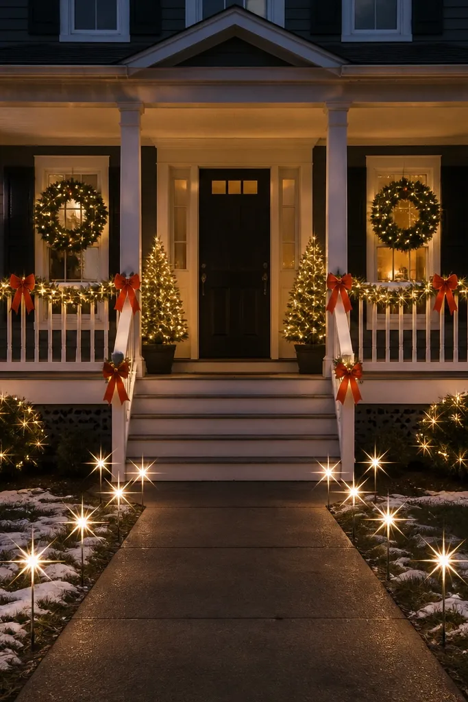 Themed Outdoor Christmas Decorations With Lights