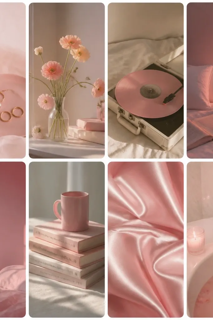 With lights pink aesthetic widget ideas