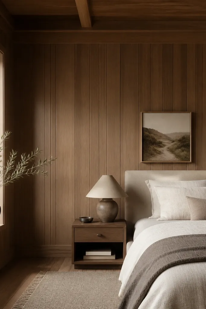 Wood panel walls beginner ideas for cozy warmth